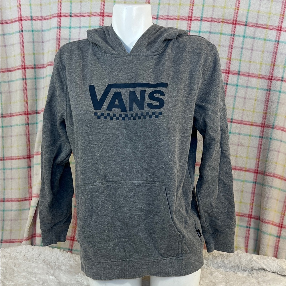 Vans Gray Hoodie with Logo